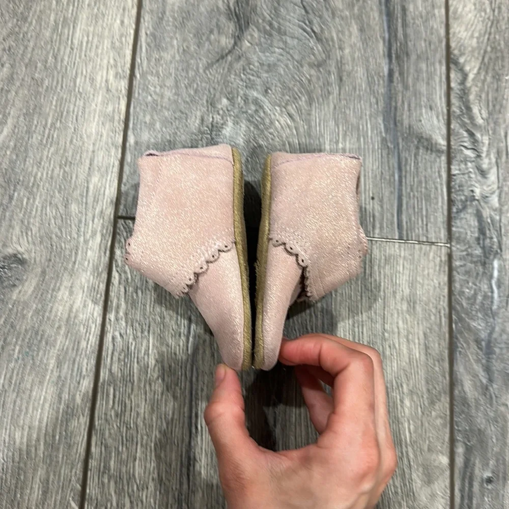 • LIVIE & LUCA • BABY FLUER DUSTY ROSE pink Size 6-12 Months Sparkly